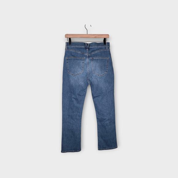 Veronica Beard Women's Carly High Rise Cropped Kick Flare Jeans Sierra 29 Chic - Picture 6 of 8